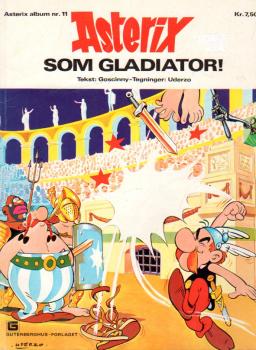 Asterix dänisch Nr. 11  - ASTERIX som Gladiator - 1973 - gebraucht